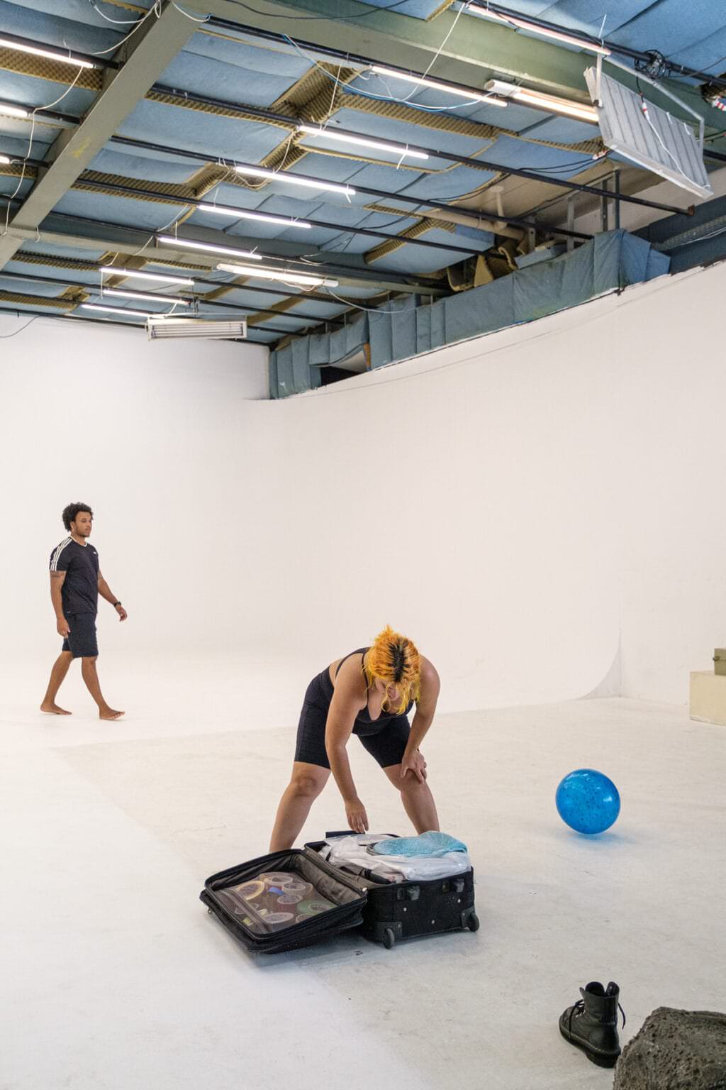 Making of 1 de Montagem do set do clipe Brisa da Boa da Kamatos