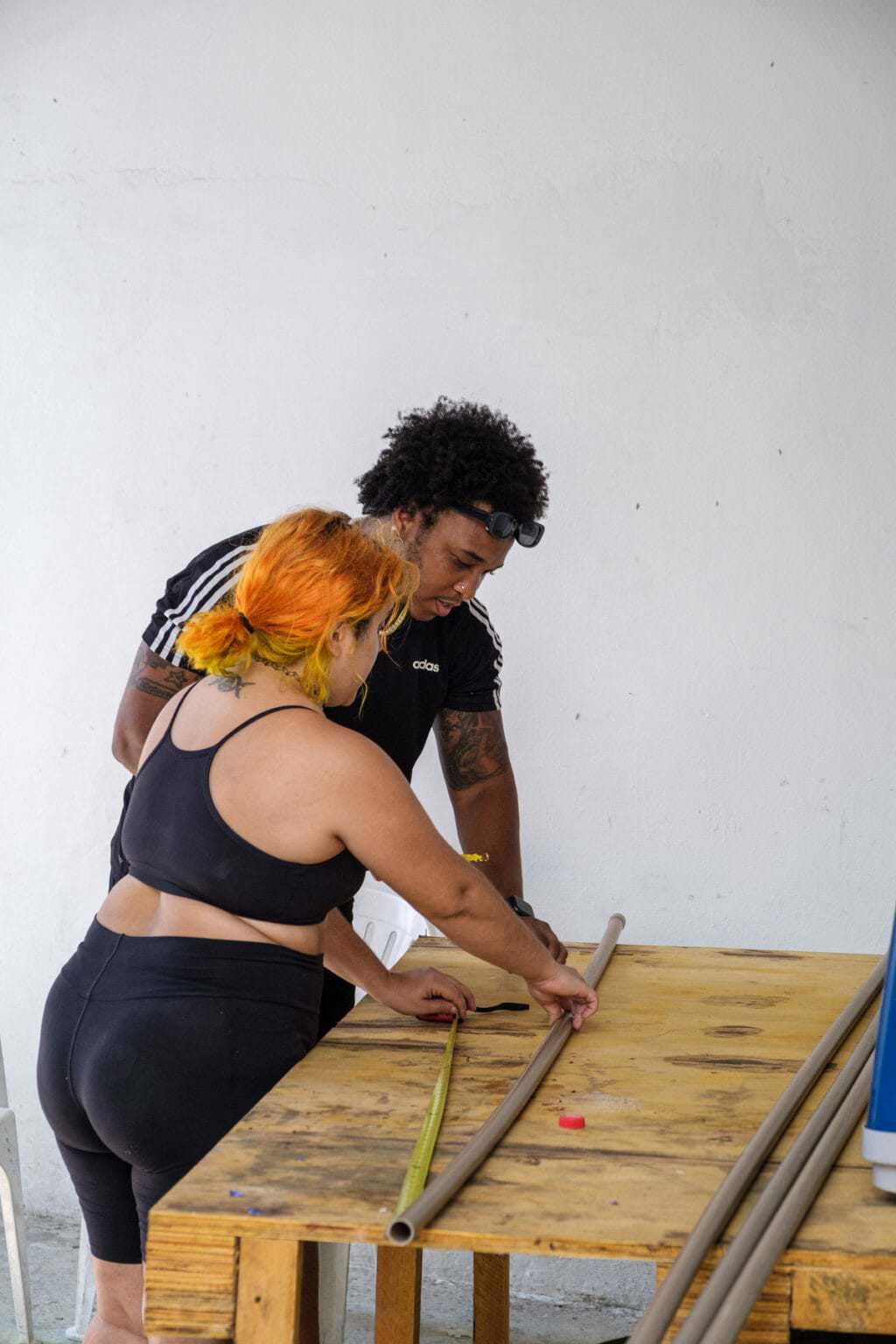 Making of 18 de Montagem do set do clipe Brisa da Boa da Kamatos
